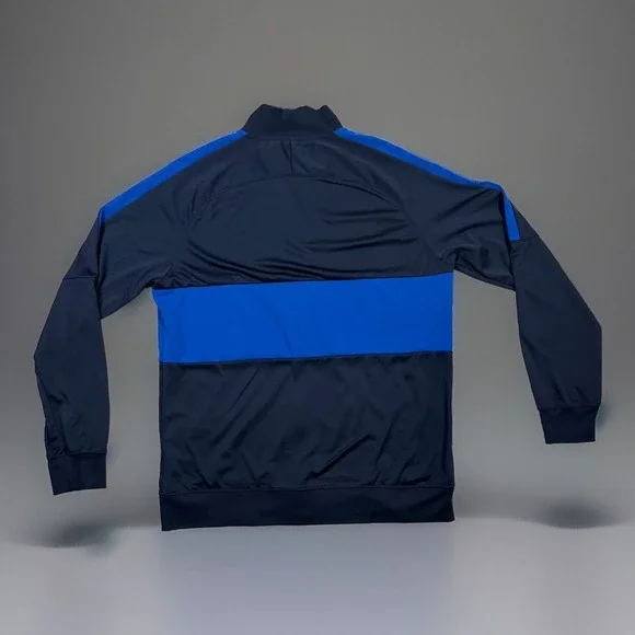 Nike Track Jacket Men's XL Academy 19 Full Zip/Pockets Soccer Blue Y2K Vtg - Picture 2 of 16